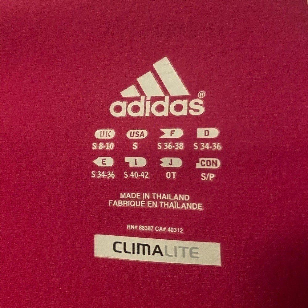 ADIDAS Climalite Pink Jacket - Picture 3 of 5